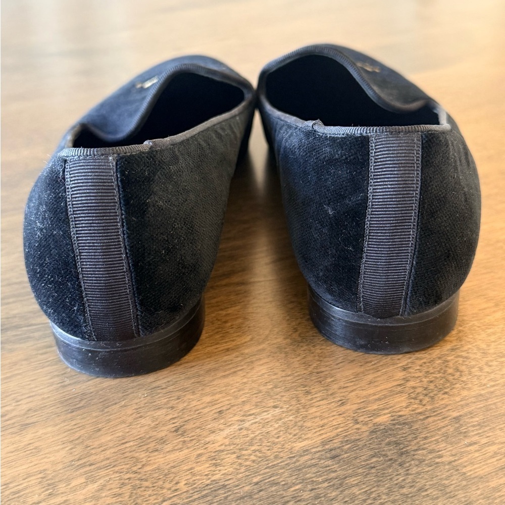 Jon Josef black velvet loafers - Picture 5 of 7